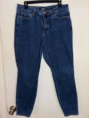 Judy Blue Women's Medium-Dark Blue High-Rise Skinny Jeans